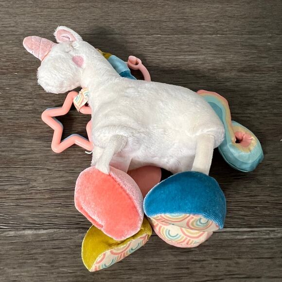 Itzy Ritzy Unicorn Car Seat Stroller Sensory Plush - Picture 3 of 5